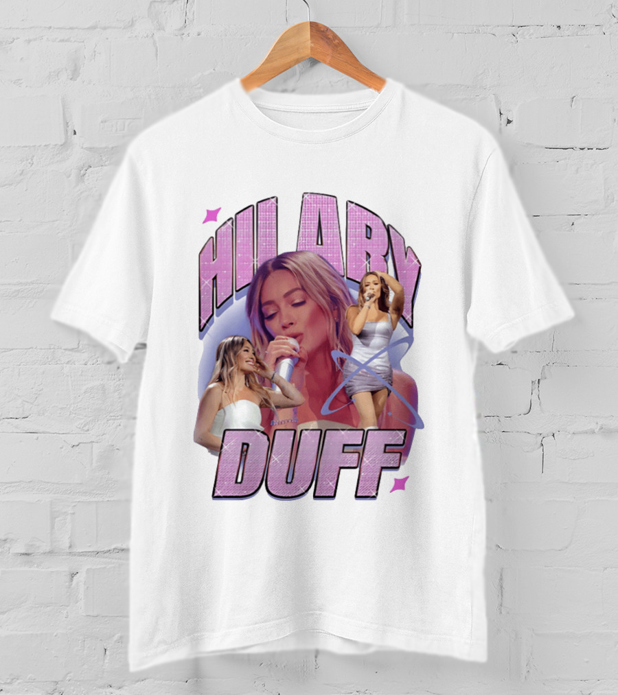 Hilary Duff Concert Moments Glamorous Performance Aesthetic T-Shirt
