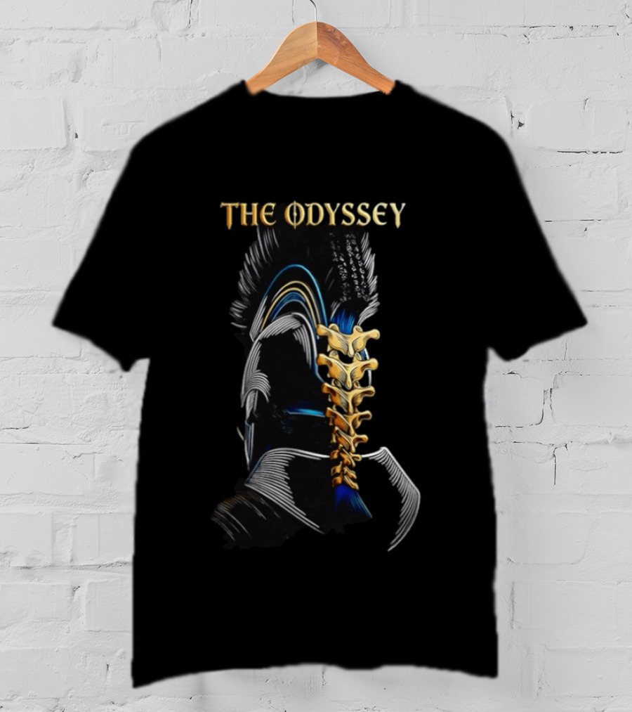 The Odyssey 2026 Agamemnon Warrior Helmet And Spine T-Shirt