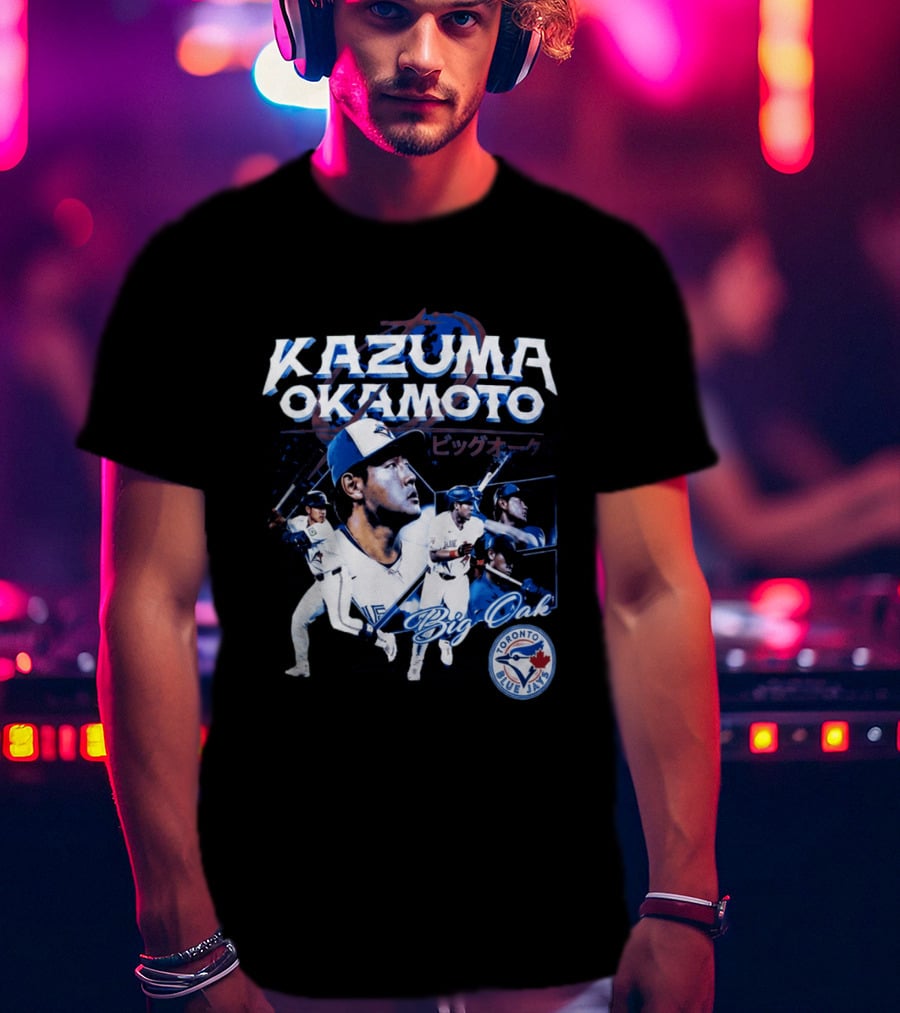 Kazuma Okamoto Big Oak Toronto Blue Jays T-Shirt