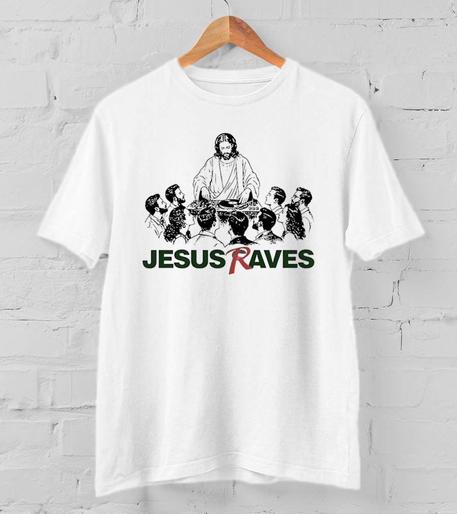 Jesus Raves DJ Party Music Celebration T-Shirt