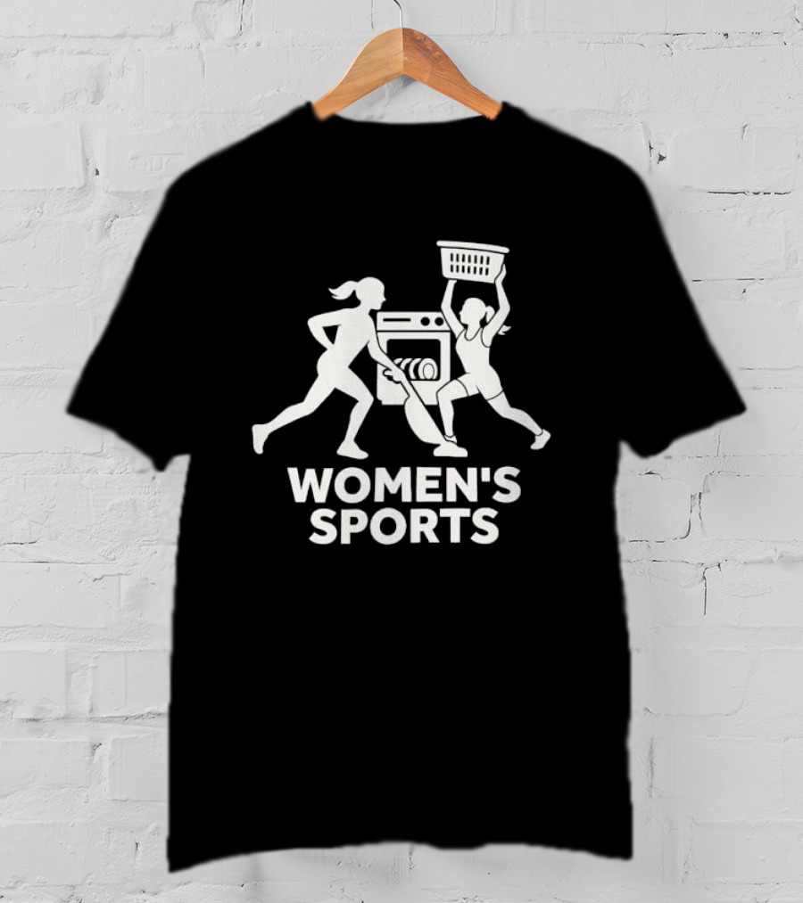 Women's Sports Running And Chores Laundry And Baking T-Shirt
