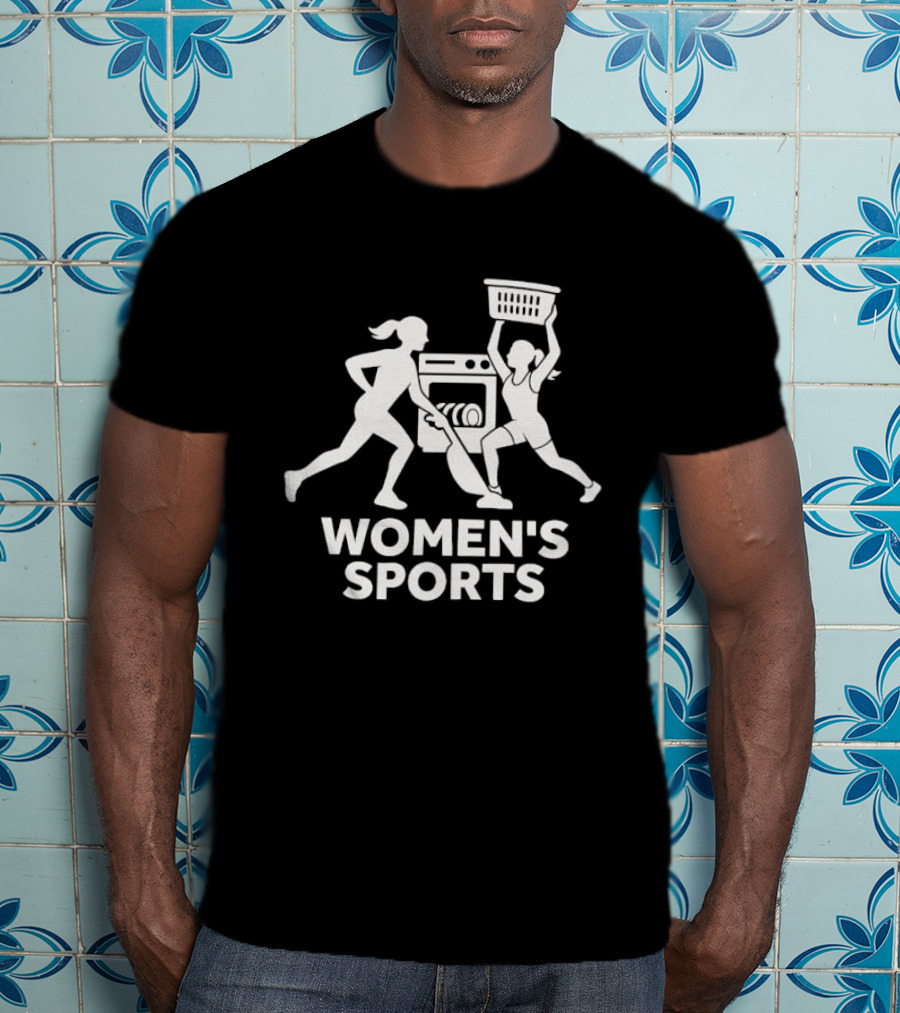 Women's Sports Running And Chores Laundry And Baking T-Shirt