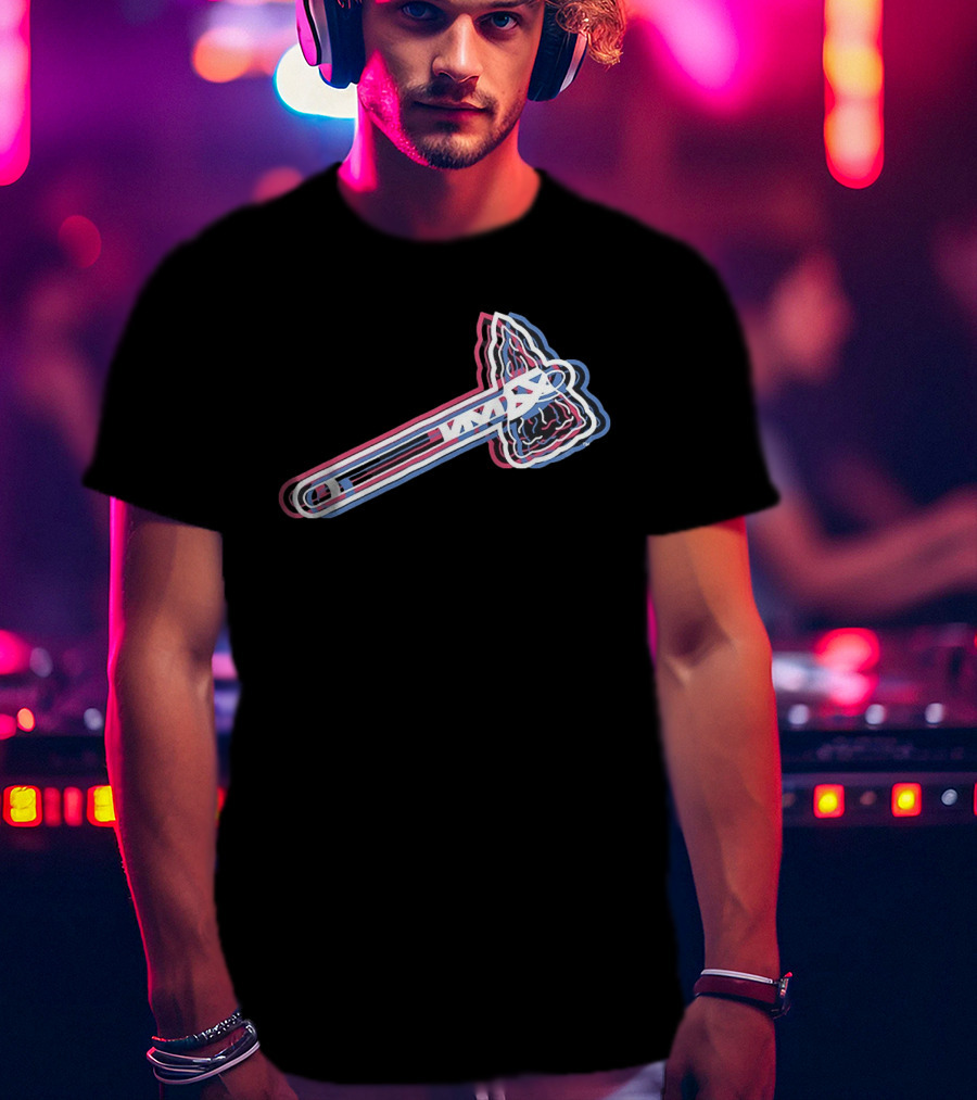 Atlanta Braves 2026 Glitch MLB Tomahawk T-Shirt
