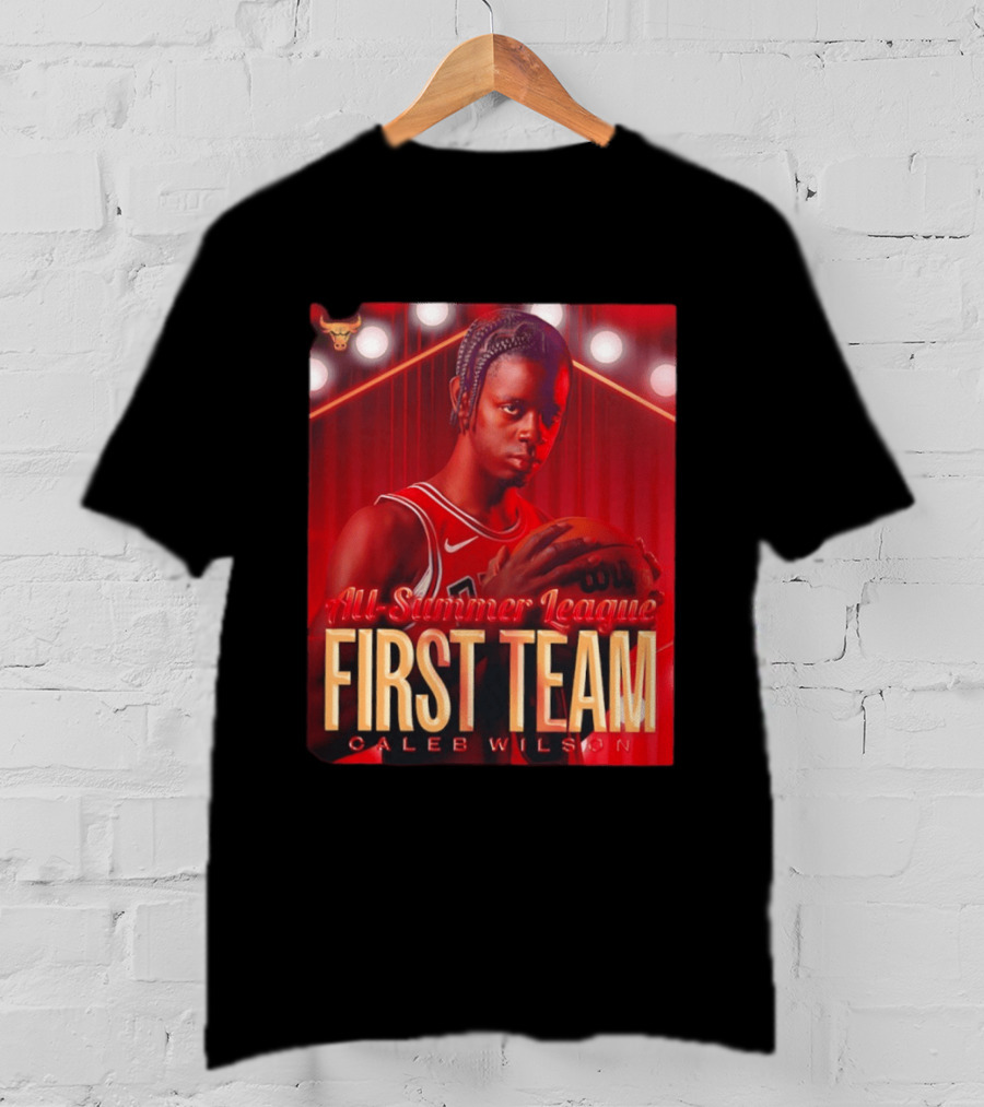 All Summer League First Team Caleb Wilson Basketball 2026 T-Shirt