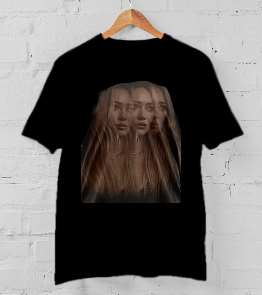 Hilary Duff The Lucky Me Tour 2026 Trippy Multi Exposure Effect T-Shirt