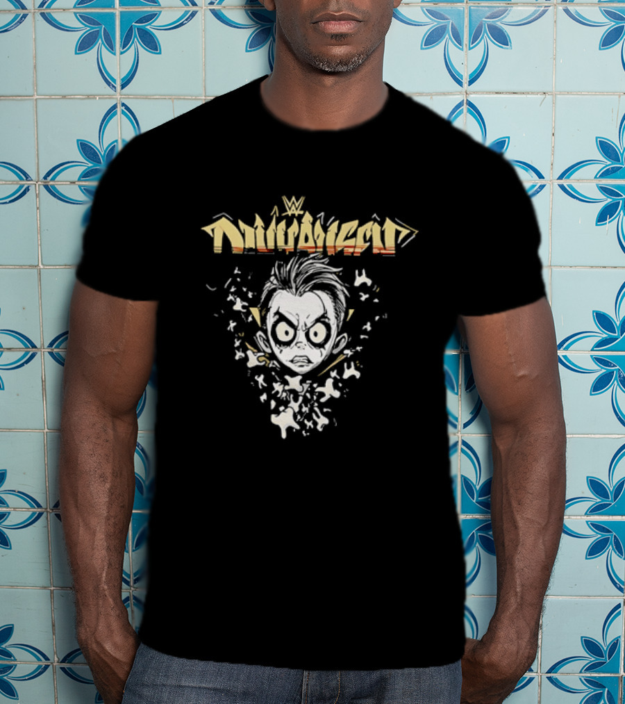 Danhausen WWE Superstars Cartoon Head With Crown T-Shirt