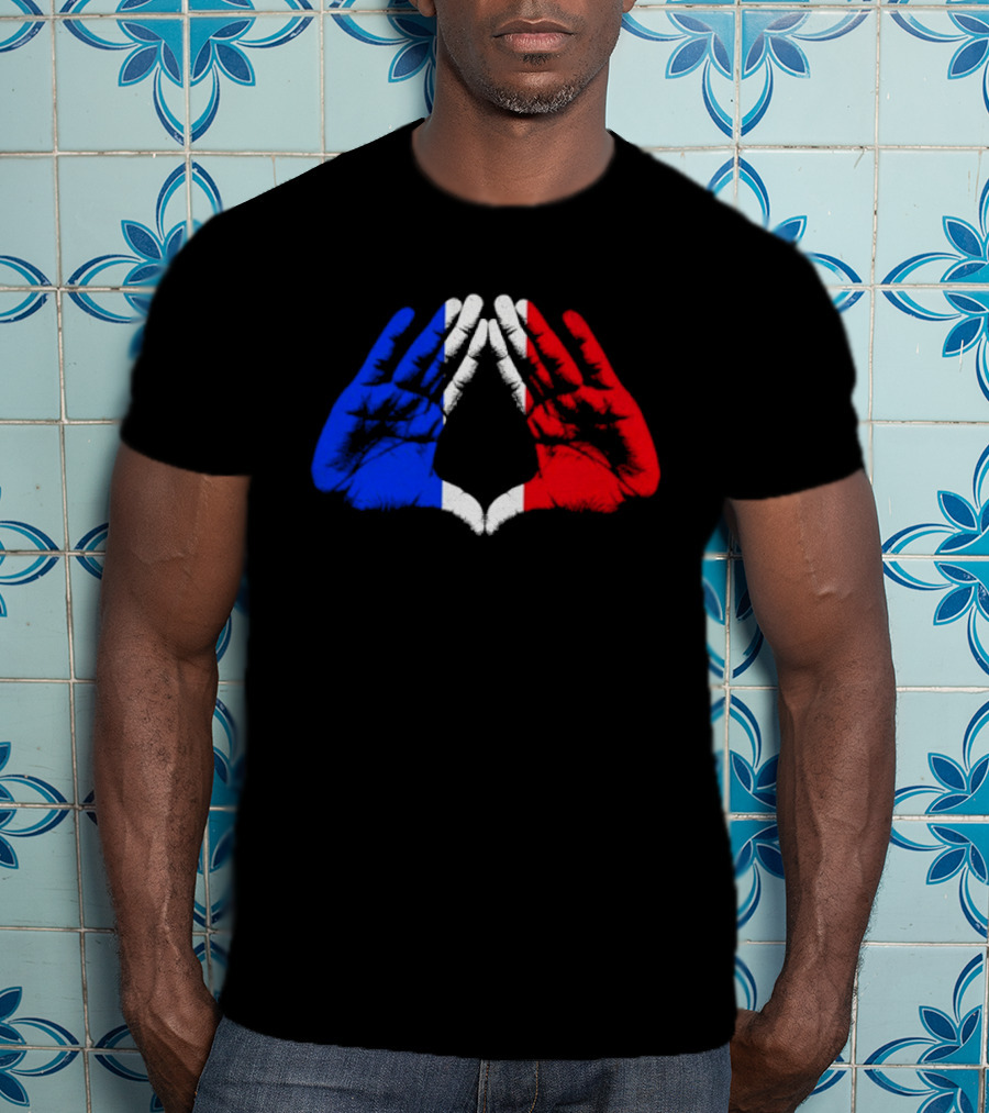Reasonable Doubt 30th Anniversary Paris Tour French Flag Hands Icon J Z30 T-Shirt