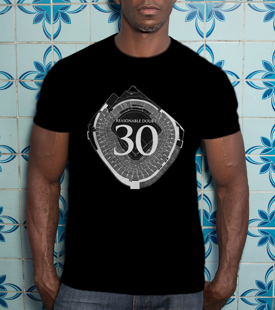 Reasonable Doubt 30 Stadium Concert Tour Commemorative T-Shirt
