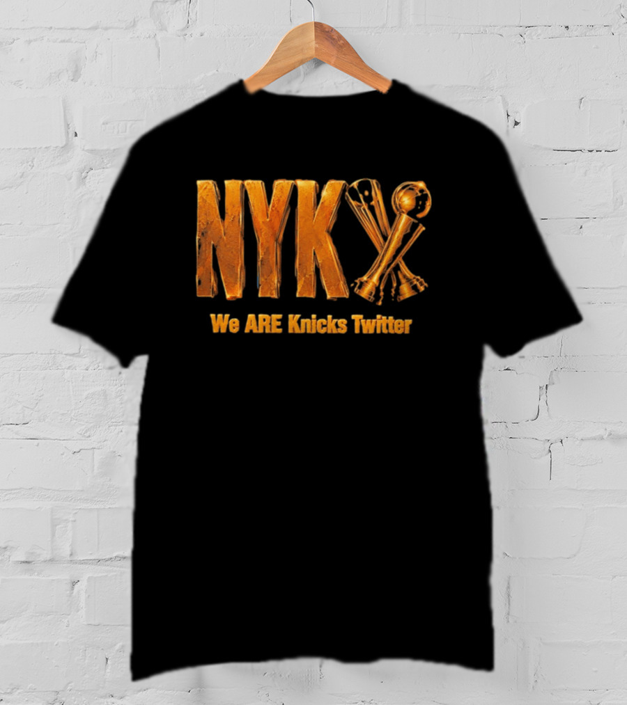 NYK We Are Knicks Twitter Trophy T-Shirt