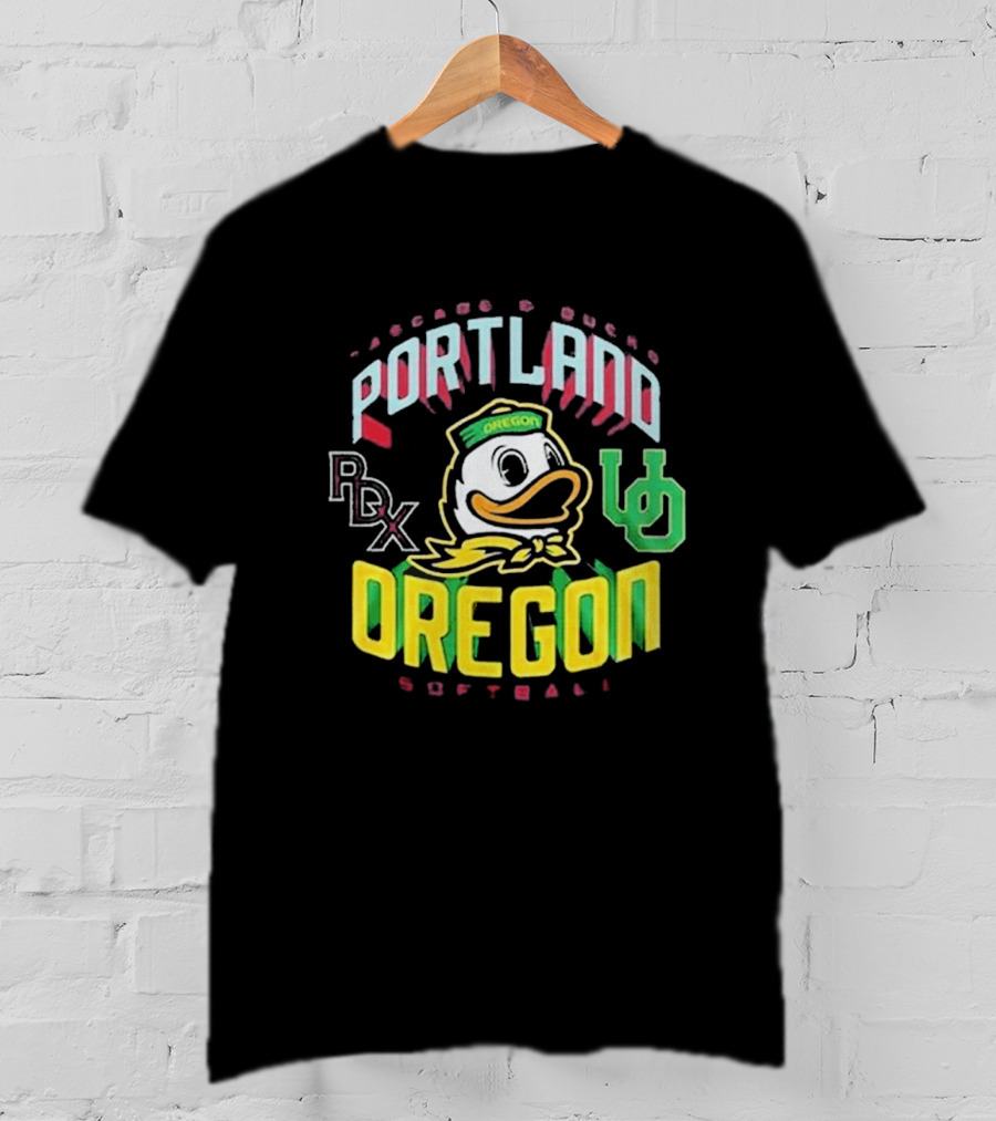 Portland PDX Cascade Ducks Oregon Softball 2026 T-Shirt