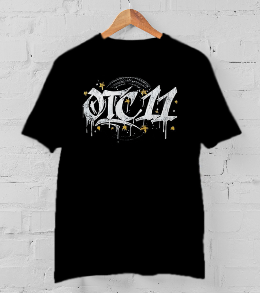 OTC11 Basketball Action Player Stars Black T-Shirt