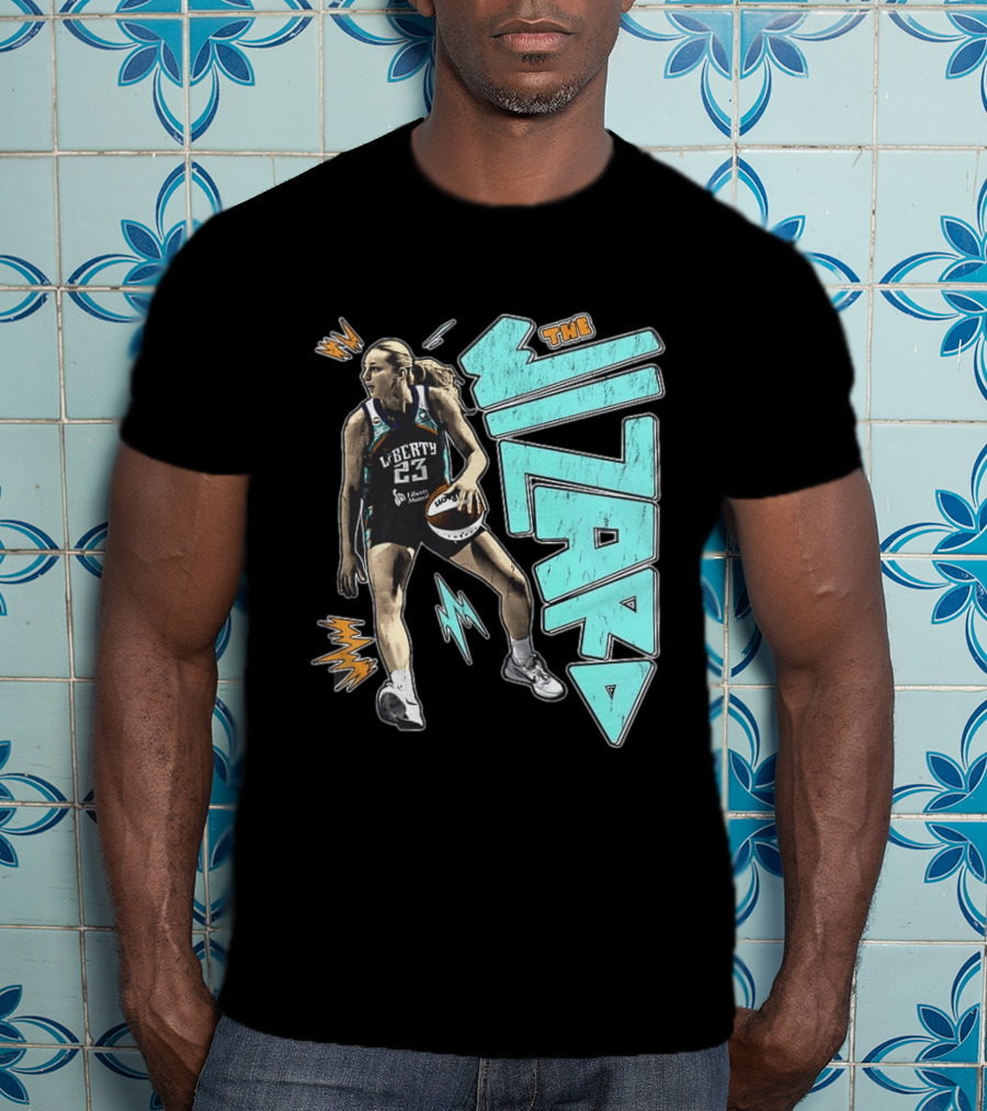 New York Liberty WNBA The Wizard Marine Johannès 23 Basketball T-Shirt