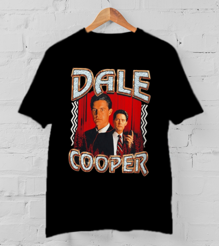 Dale Cooper Twin Peaks Retro Style Forest T-Shirt
