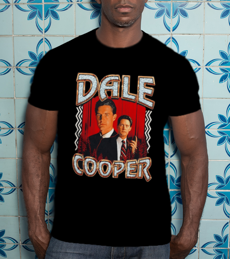 Dale Cooper Twin Peaks Retro Style Forest T-Shirt