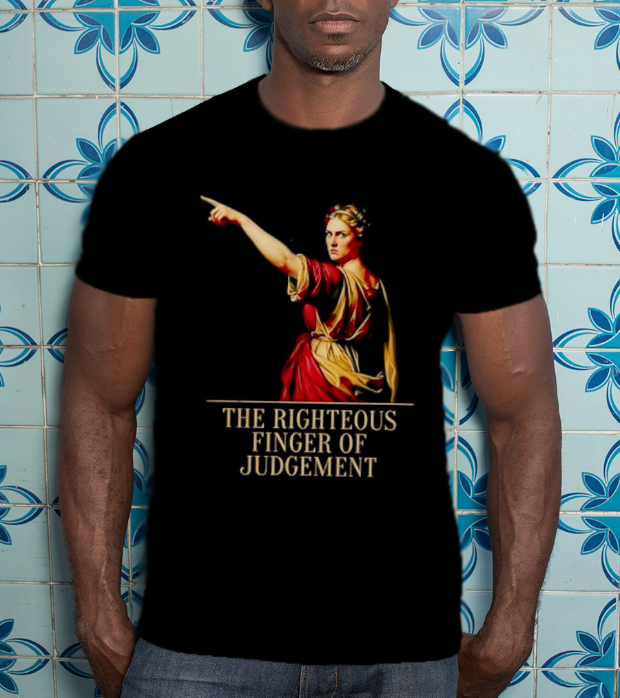 Sophia Cunningham The Righteous Finger Of Judgement Pointing Woman T-Shirt