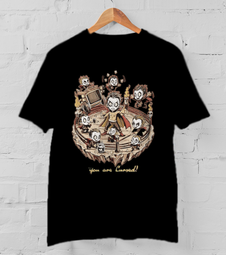 Vampire Ring Leader Performers You Are Cursed Ensemble With Miniature Creatures T-Shirt