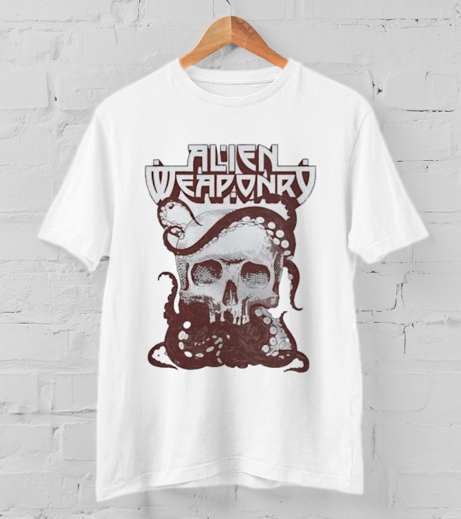 Alien Weaponry Skull Octopus Band Merchandise T-Shirt