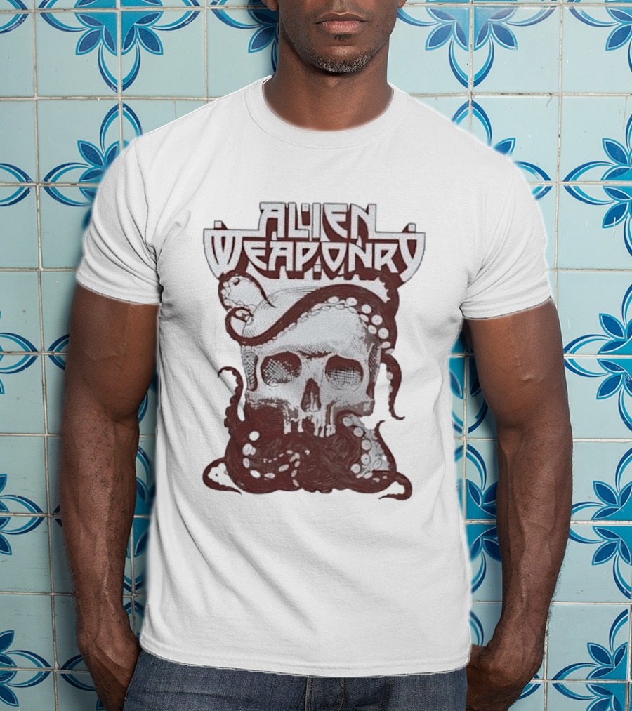 Alien Weaponry Skull Octopus Band Merchandise T-Shirt