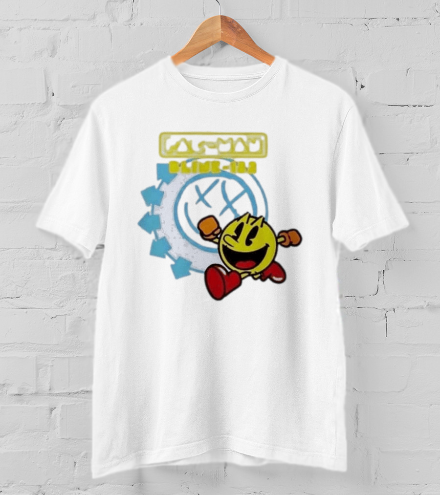 Pac Man Blink 182 Band Crossover Collaborative T-Shirt