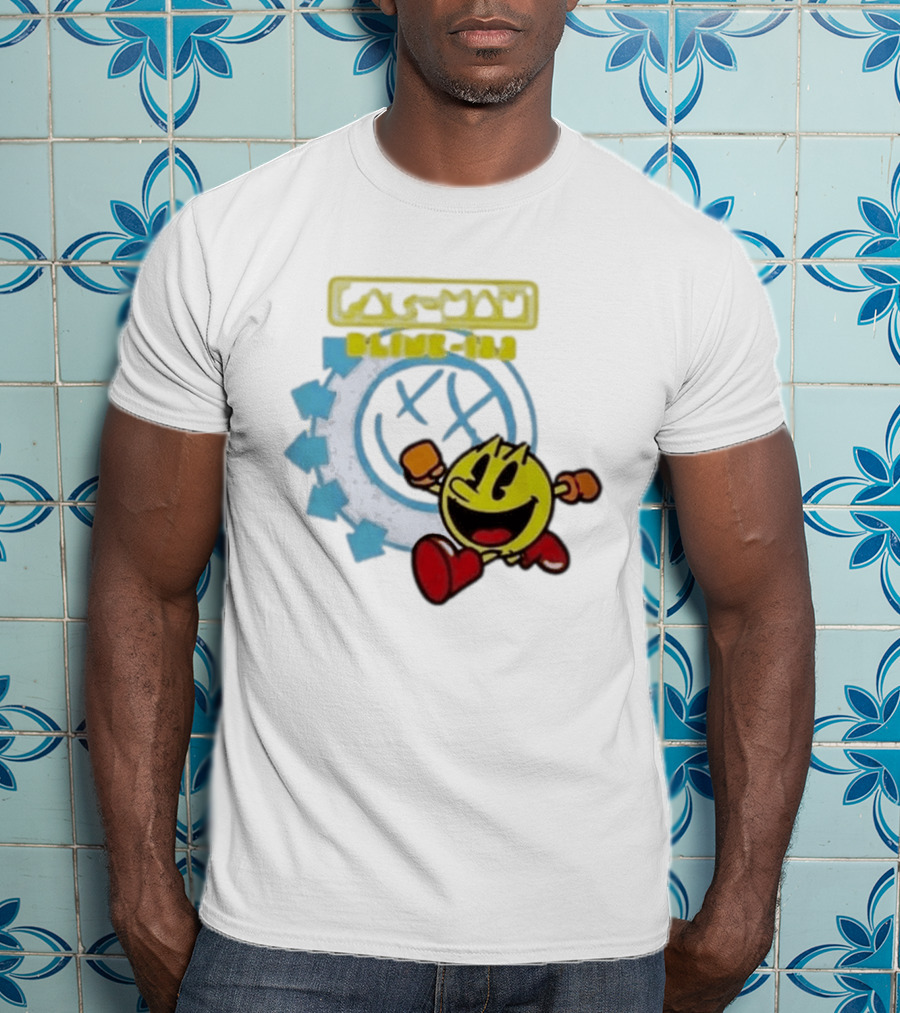 Pac Man Blink 182 Band Crossover Collaborative T-Shirt