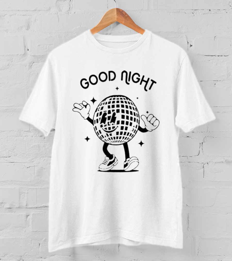 Good Night Dancing Disco Ball T-Shirt