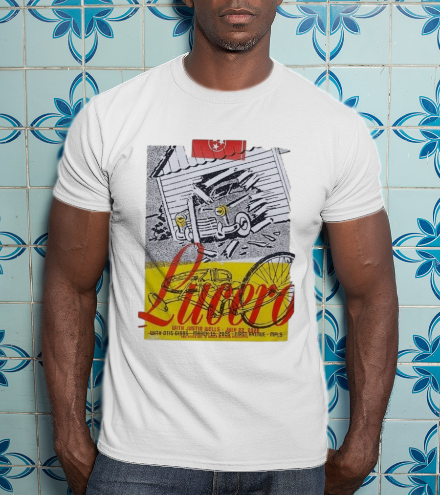 Lucero 20th Anniversary With Justin Wells July 2026 First Avenue MPLS T-Shirt
