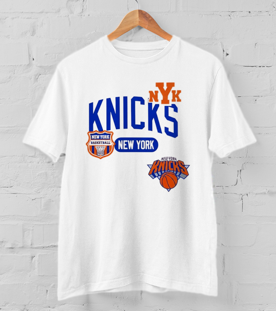 Stephon Marbury Pro Standard New York Knicks NBA Letterman NYK T-Shirt
