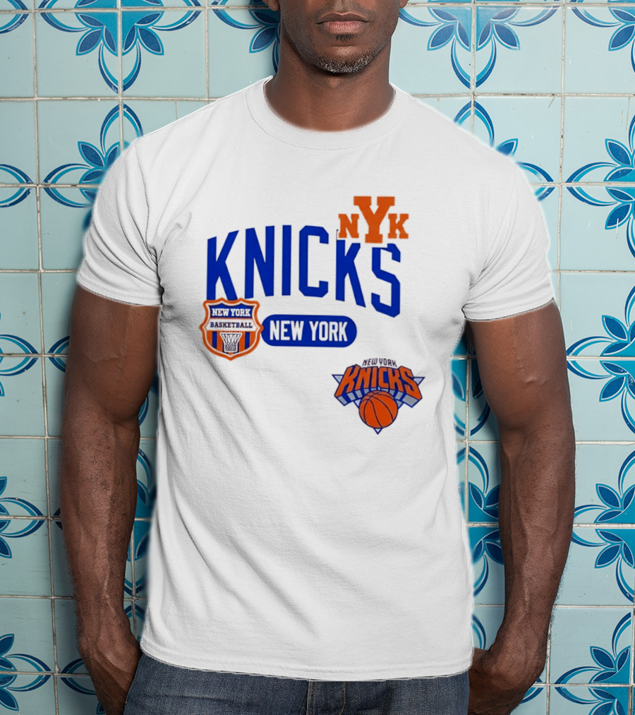 Stephon Marbury Pro Standard New York Knicks NBA Letterman NYK T-Shirt
