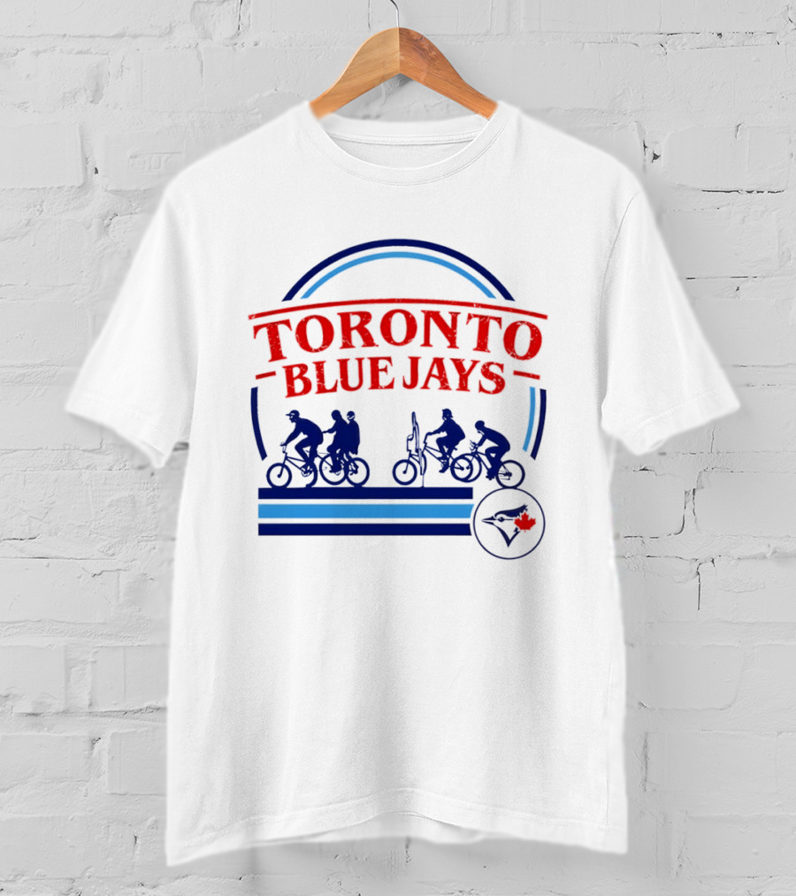 Toronto Blue Jays Stranger Things Bike Crew MLB 2026 T-Shirt