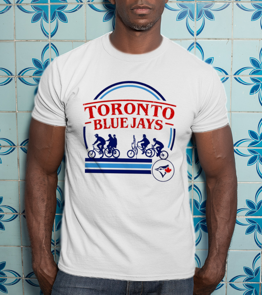 Toronto Blue Jays Stranger Things Bike Crew MLB 2026 T-Shirt