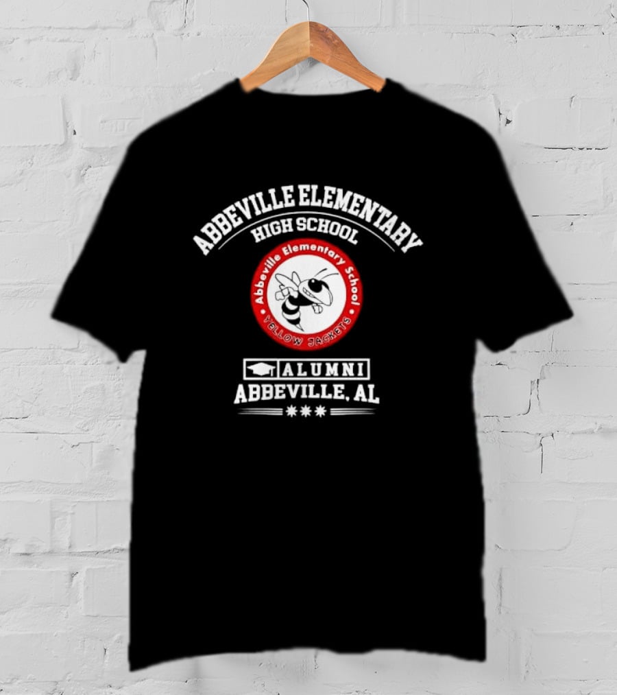 Abbeville Elementary High School Yellow Jackets Alumni Abbeville AL T-Shirt