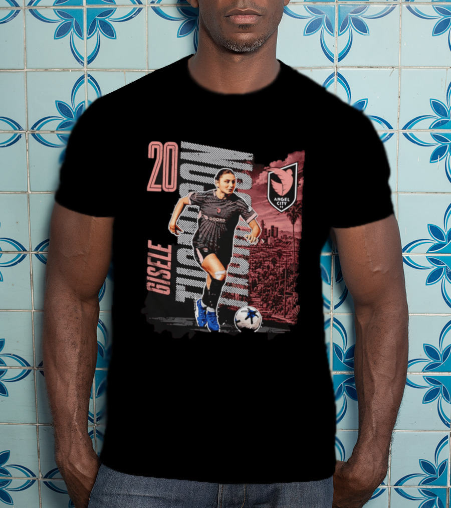 20 Gisele Thompson Angel City FC Soccer Skyline T-Shirt