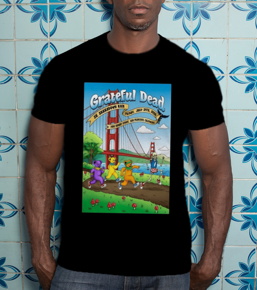 Grateful Dead 5K Shakedown Run July 24 2026 San Francisco California T-Shirt