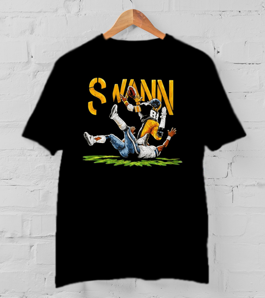 Lynn Swann 88 Pittsburgh Steelers Football Catch Painting T-Shirt