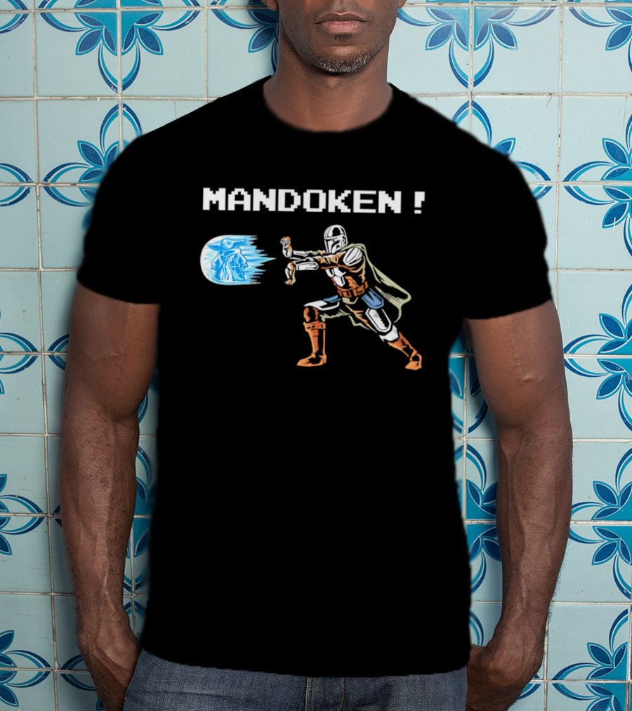 Mandoken The Mandalorian Grogu Force Move Fusion T-Shirt