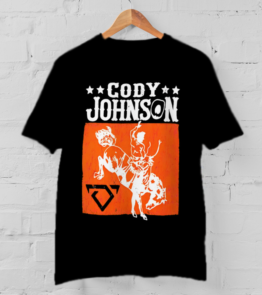 Cody Johnson Cowboy Rodeo Bucking Horse Vintage Western T-Shirt
