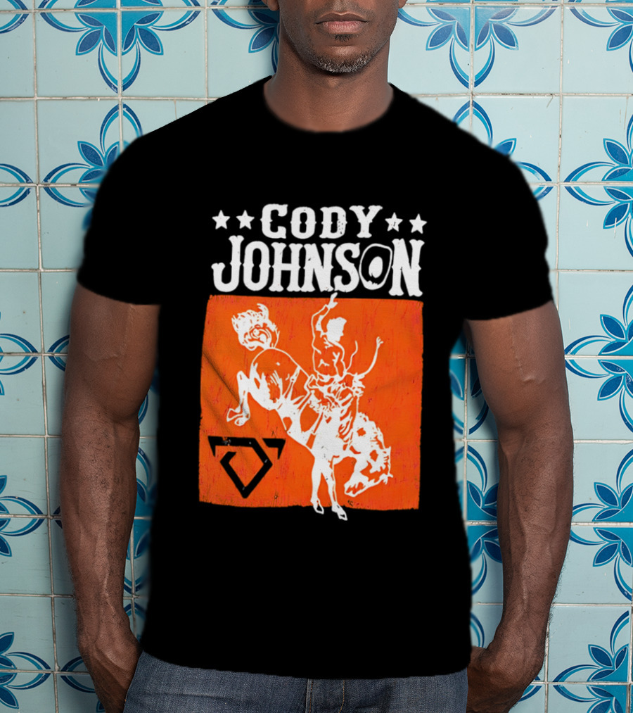 Cody Johnson Cowboy Rodeo Bucking Horse Vintage Western T-Shirt
