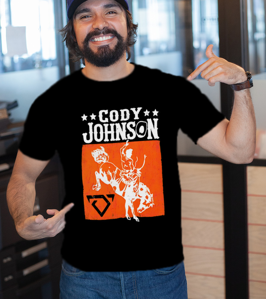 Cody Johnson Cowboy Rodeo Bucking Horse Vintage Western T-Shirt