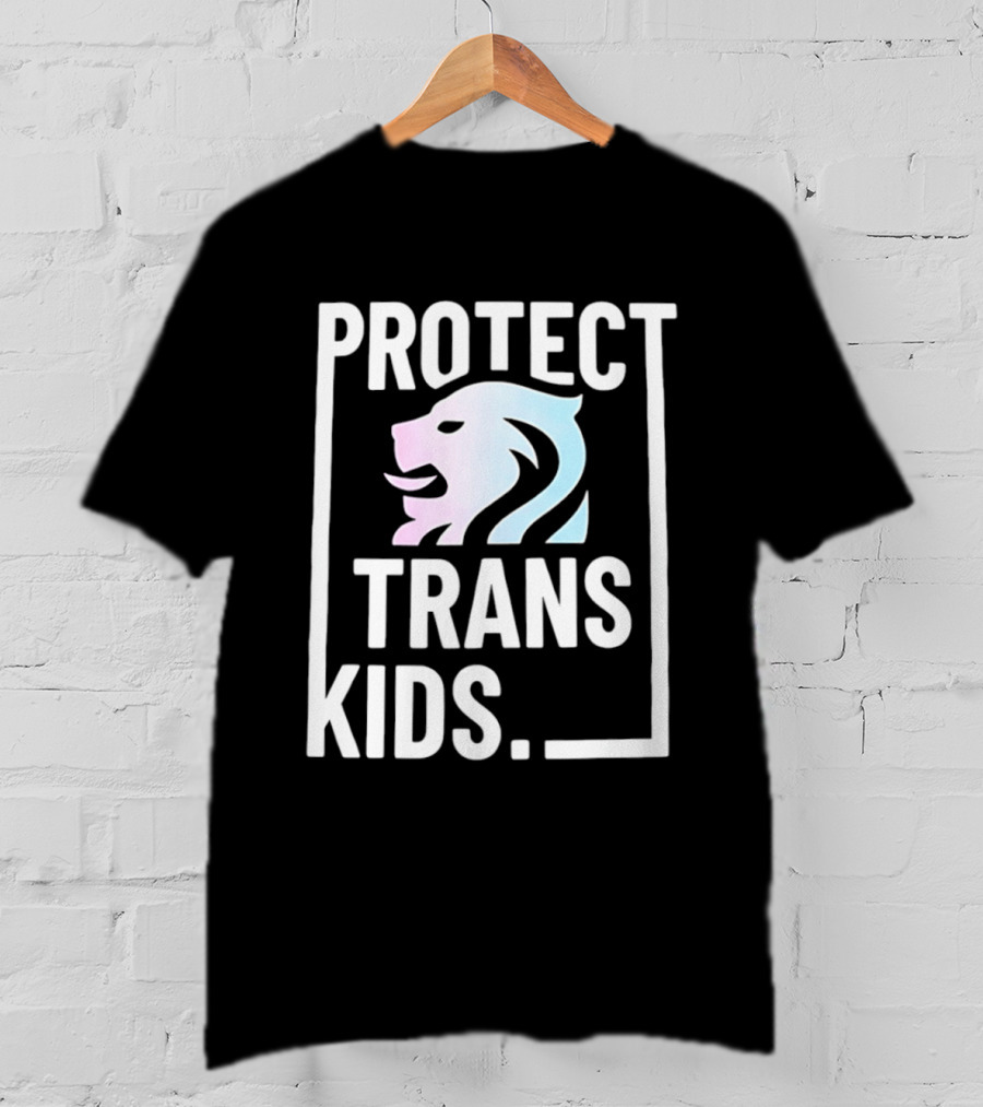 Protect Trans Kids Lion T-Shirt