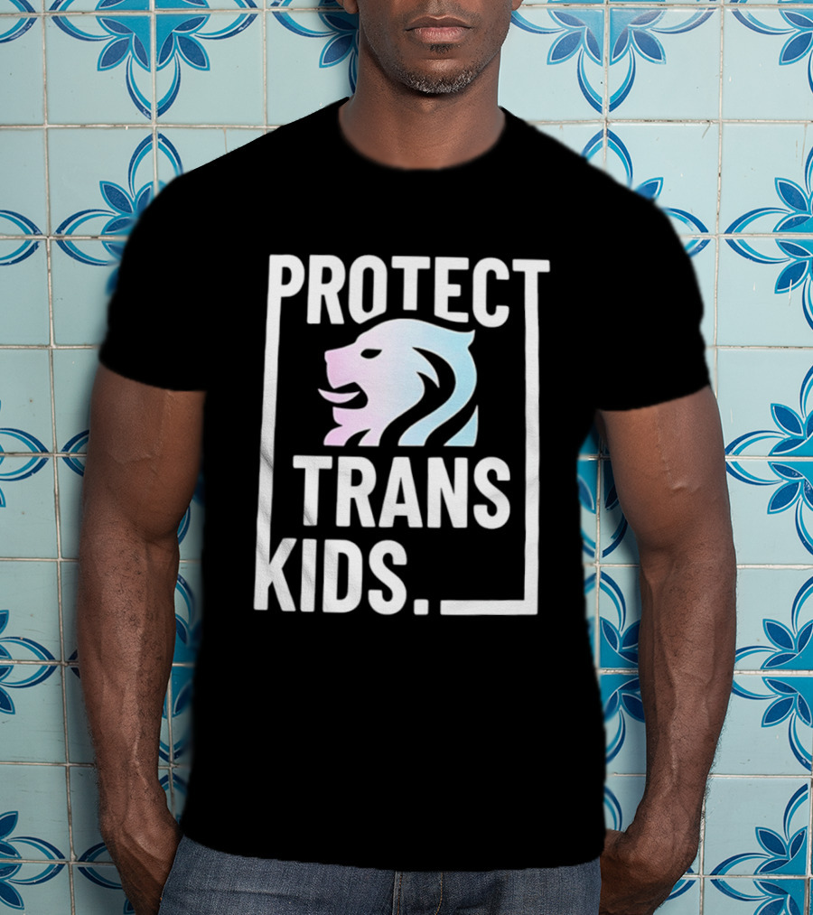 Protect Trans Kids Lion T-Shirt