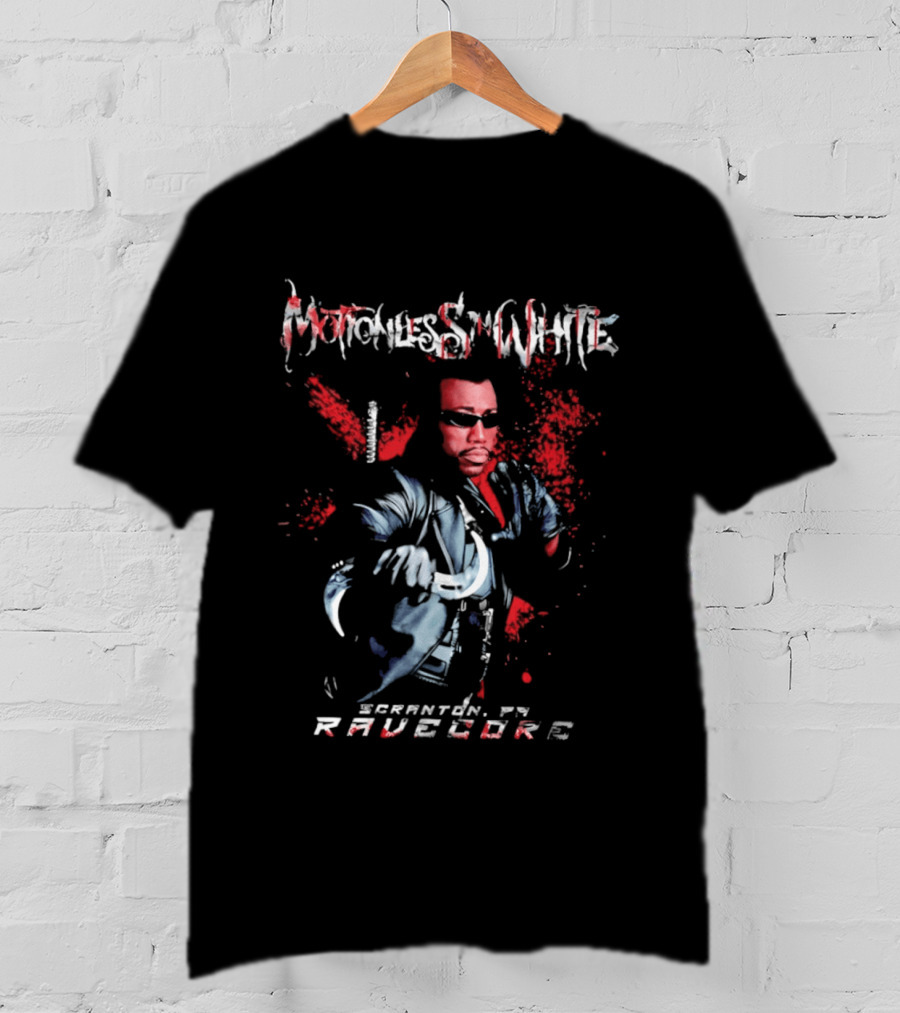 Motionless In White Blood Rave Scranton PA Ravecore T-Shirt