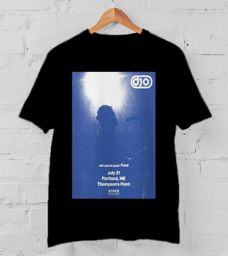 Djo July 21 Portland ME Thompson's Point State Theatre With Special Guest Pond T-Shirt