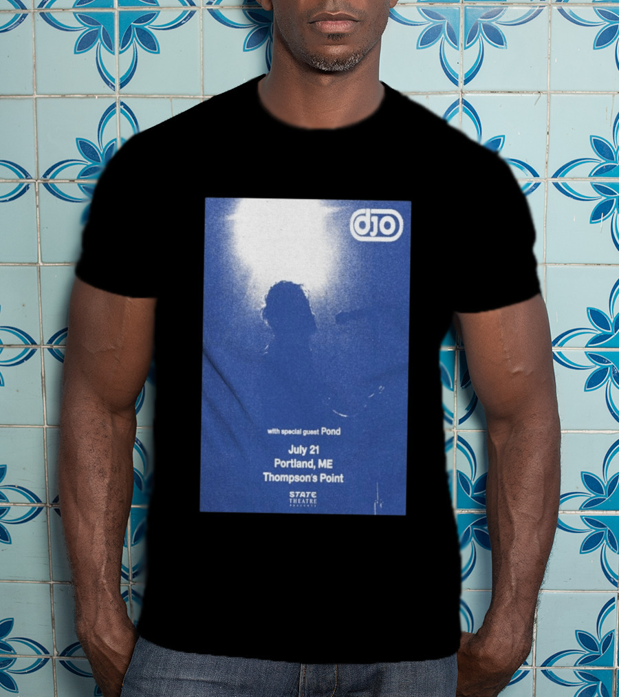Djo July 21 Portland ME Thompson's Point State Theatre With Special Guest Pond T-Shirt