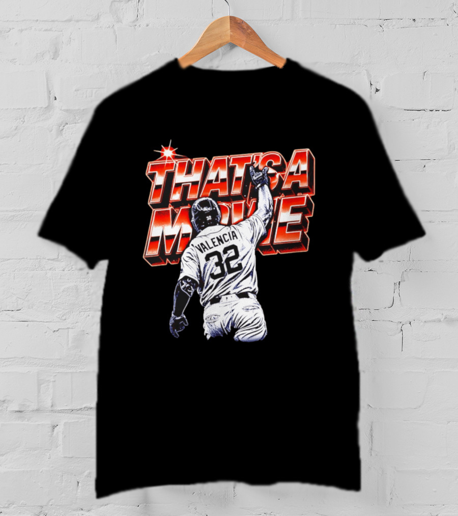 Eduardo Valencia 32 Detroit Tigers That's A Movie T-Shirt