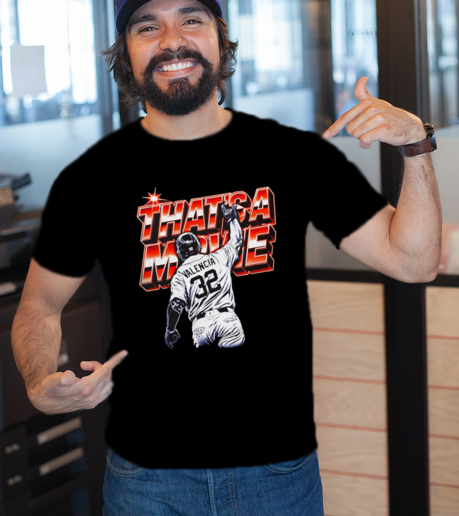 Eduardo Valencia 32 Detroit Tigers That's A Movie T-Shirt