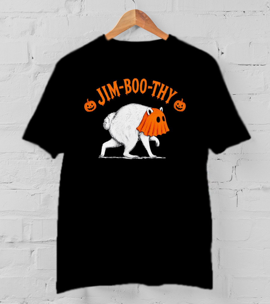 Jim Boo Thy Trash Panda Ghost Raccoon Halloween Meme T-Shirt