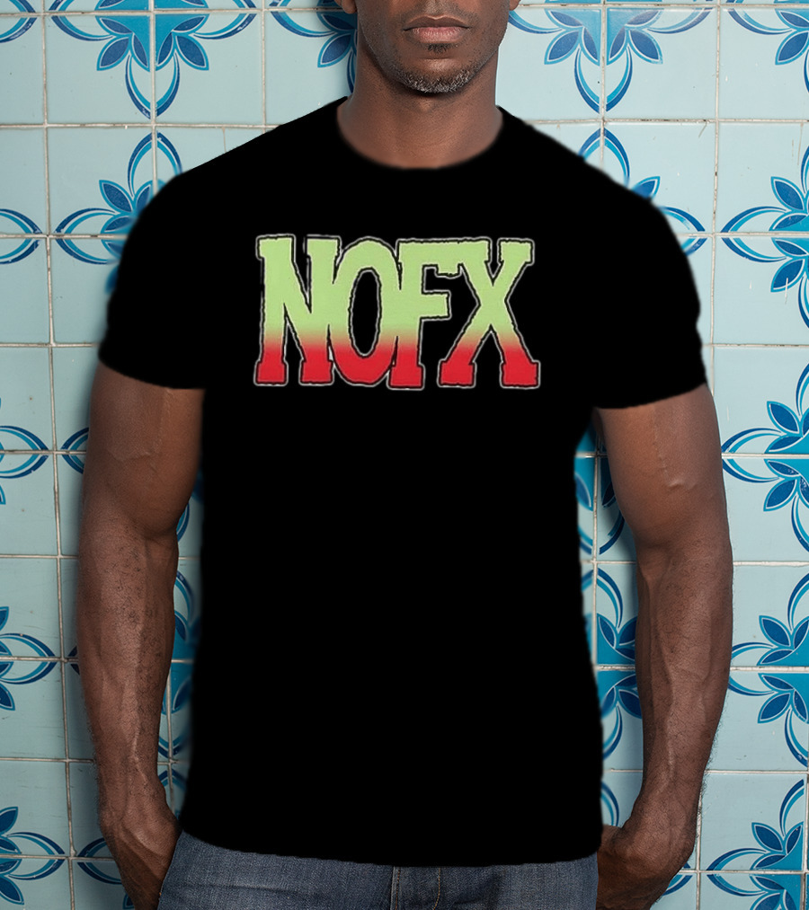 NOFX Ribbed Tour 1991 Vintage Style Nostalgic Punk Band Merch T-Shirt