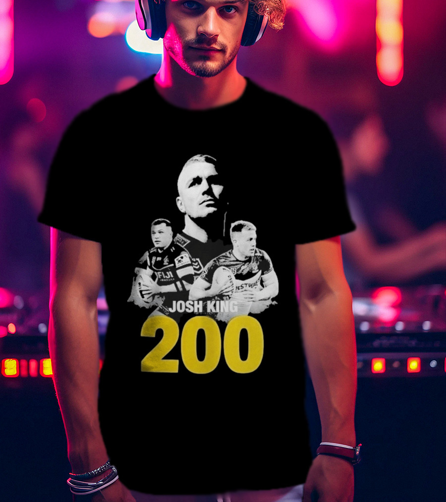 Josh King 200 Rugby Milestone T-Shirt