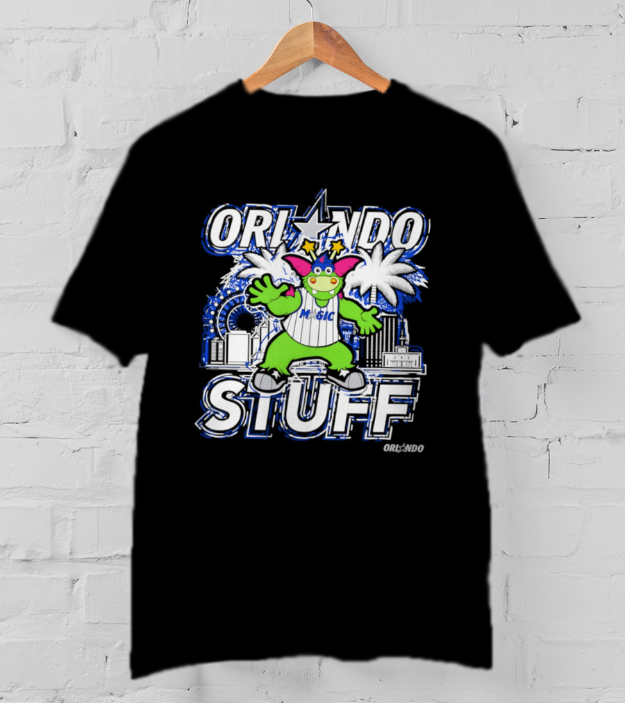Orlando Magic Stuff Mascot NBA Basketball Fantasy Fun T-Shirt