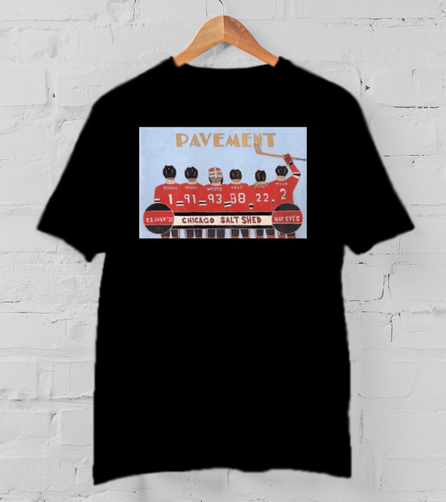 Pavement Band Chicago Salt Shed Nap Eyes July 22 2026 Hockey T-Shirt